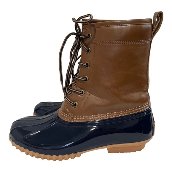 Sporto Shoes - Sporto Women's Ariel Closed Toe Knee High Cold Weather Boots Tan/Navy Si…